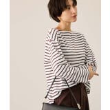 ボックスシルエットボーダーカットソー | ROPE' PICNIC | 詳細画像13 