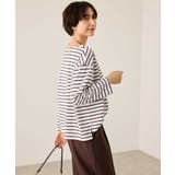 ボックスシルエットボーダーカットソー | ROPE' PICNIC | 詳細画像14 