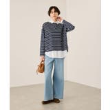 ボックスシルエットボーダーカットソー | ROPE' PICNIC | 詳細画像15 