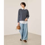 ボックスシルエットボーダーカットソー | ROPE' PICNIC | 詳細画像16 