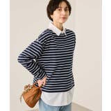 ボックスシルエットボーダーカットソー | ROPE' PICNIC | 詳細画像18 