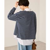 ボックスシルエットボーダーカットソー | ROPE' PICNIC | 詳細画像19 