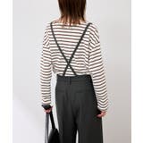 ボックスシルエットボーダーカットソー | ROPE' PICNIC | 詳細画像32 