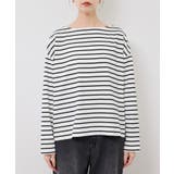 ボックスシルエットボーダーカットソー | ROPE' PICNIC | 詳細画像40 