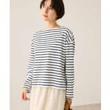 ボックスシルエットボーダーカットソー | ROPE' PICNIC | 詳細画像6 
