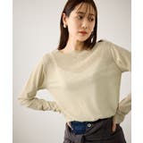 ベージュ(27) | ラメシアーリブカットソー | ROPE' PICNIC