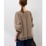 チュールドッキングボリュームスリーブニットプルオーバー | ROPE' PICNIC | 詳細画像17 