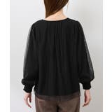 チュールドッキングボリュームスリーブニットプルオーバー | ROPE' PICNIC | 詳細画像22 