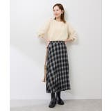 チュールドッキングボリュームスリーブニットプルオーバー | ROPE' PICNIC | 詳細画像9 