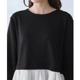 布帛ドッキングペプラムギャザープルオーバー | ROPE' PICNIC | 詳細画像23 