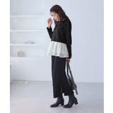 布帛ドッキングペプラムギャザープルオーバー | ROPE' PICNIC | 詳細画像3 