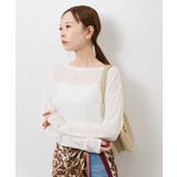 ホワイト(10) | シアーロングスリーブTシャツ | ROPE' PICNIC