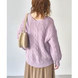 ゆるケーブル編みVネックニット | ROPE' PICNIC | 詳細画像21