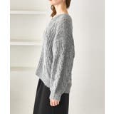 ゆるケーブル編みVネックニット | ROPE' PICNIC | 詳細画像23