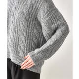 ゆるケーブル編みVネックニット | ROPE' PICNIC | 詳細画像26