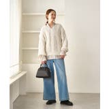 ゆるケーブル編みVネックニット | ROPE' PICNIC | 詳細画像8