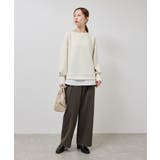 カルゼダンボールレイヤードプルオーバー | ROPE' PICNIC | 詳細画像12