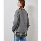 スウェットライクロゴニットプルオーバー | ROPE' PICNIC | 詳細画像12 