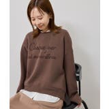 スウェットライクロゴニットプルオーバー | ROPE' PICNIC | 詳細画像22 