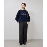 スウェットライクロゴニットプルオーバー | ROPE' PICNIC | 詳細画像23 