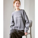 グレー(07) | スウェットライクロゴニットプルオーバー | ROPE' PICNIC