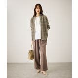 布帛ドッキングロングスリーブTシャツ | ROPE' PICNIC | 詳細画像12 