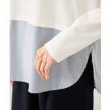 布帛ドッキングロングスリーブTシャツ | ROPE' PICNIC | 詳細画像28 