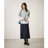 布帛ドッキングロングスリーブTシャツ | ROPE' PICNIC | 詳細画像9 