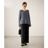 フェザーVネックニット | ROPE' PICNIC | 詳細画像12