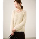 フェザーVネックニット | ROPE' PICNIC | 詳細画像20