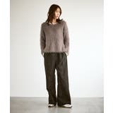 フェザーVネックニット | ROPE' PICNIC | 詳細画像3