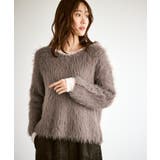 フェザーVネックニット | ROPE' PICNIC | 詳細画像5