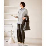 【新色追加】スフレニットシリーズ Vネックニットプルオーバー イージーケア | ROPE' PICNIC | 詳細画像16 