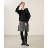 【新色追加】スフレニットシリーズ Vネックニットプルオーバー イージーケア | ROPE' PICNIC | 詳細画像19 