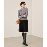 ポロカラーミニケーブルニット/イージーケア | ROPE' PICNIC | 詳細画像3 