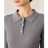 ポロカラーミニケーブルニット/イージーケア | ROPE' PICNIC | 詳細画像39 