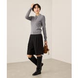 ポロカラーミニケーブルニット/イージーケア | ROPE' PICNIC | 詳細画像4 