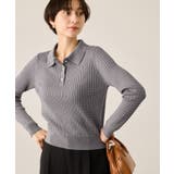 ポロカラーミニケーブルニット/イージーケア | ROPE' PICNIC | 詳細画像7 