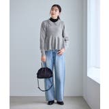 アンゴラ混ペプラムニット | ROPE' PICNIC | 詳細画像2 