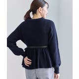 アンゴラ混ペプラムニット | ROPE' PICNIC | 詳細画像23 