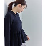 アンゴラ混ペプラムニット | ROPE' PICNIC | 詳細画像25 