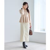 アンゴラ混ペプラムニット | ROPE' PICNIC | 詳細画像8 