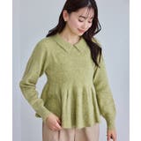 キミドリ(34) | アンゴラ混ペプラムニット | ROPE' PICNIC