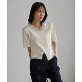 襟レースドッキングニット | ROPE' PICNIC | 詳細画像5