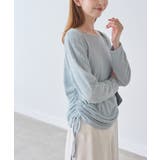 サイドギャザーリボン シャギーニットソー | ROPE' PICNIC | 詳細画像15