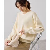 【WEB限定カラー】マシュマロニットVネックプルオーバー | ROPE' PICNIC | 詳細画像10