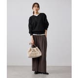【WEB限定カラー】マシュマロニットVネックプルオーバー | ROPE' PICNIC | 詳細画像2