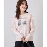 ピンク(63) | アソートプリントロングスリーブTシャツ | ROPE' PICNIC