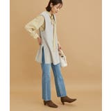 【WEB限定】チュニックサイドスリットベスト | ROPE' PICNIC | 詳細画像14 