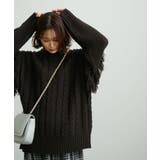 【WEB限定】フリンジニットプルオーバー | ROPE' PICNIC | 詳細画像1 